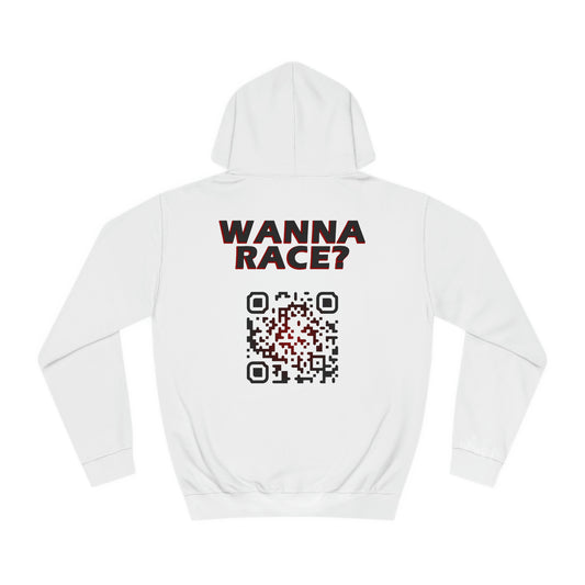 Wanna race? QR-Hoodie